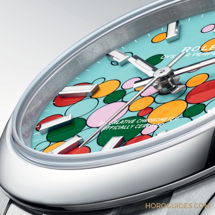 ROLEX - OYSTER PERPETUAL - 124300-0008 - 錶盤上的活力慶典｜ROLEX Oyster Perpetual