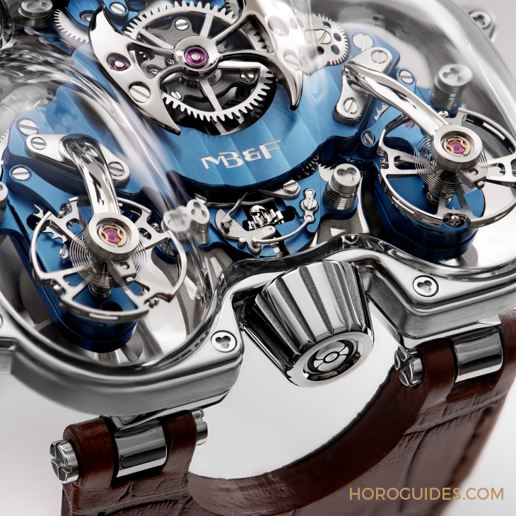 MB&F - HOROLOGICAL MACHINES - 91.SWL.BU - 最美機芯 雙色齊發｜MB&F HM9 Sapphire Vision