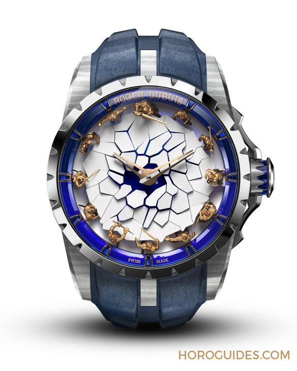 ROGER DUBUIS - EXCALIBUR - RDDBEX1058 - 騎士勇闖冰火之境!ROGER DUBUIS新一代圓桌騎士系列腕錶登場