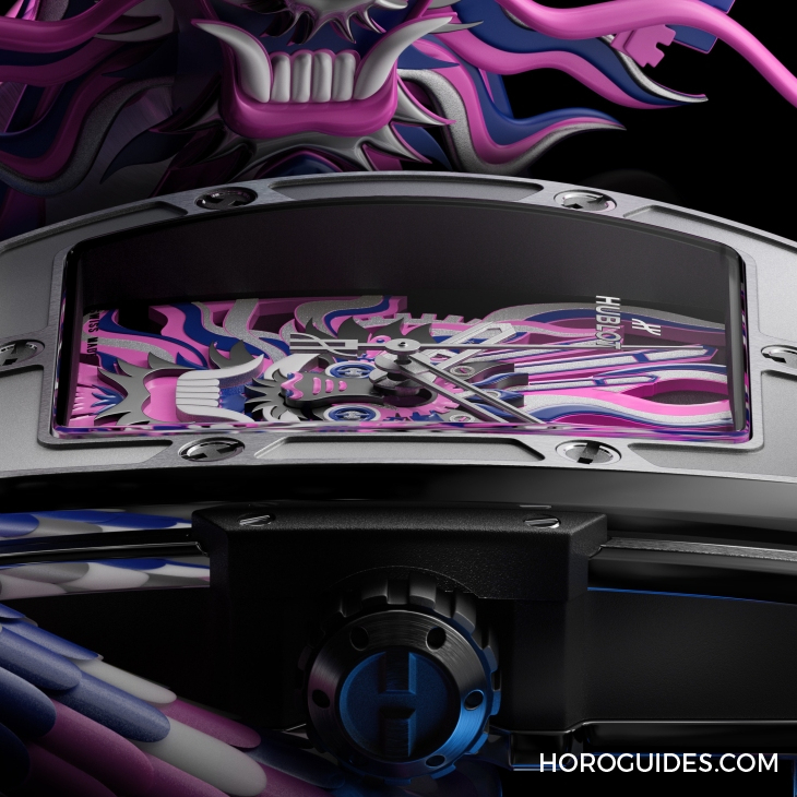 HUBLOT - BIG BANG - 646.NX.6600.RX.CHF24 - 錶上祥龍剪影｜HUBLOT融合剪紙藝術創Spirit of Big Bang鈦金龍錶