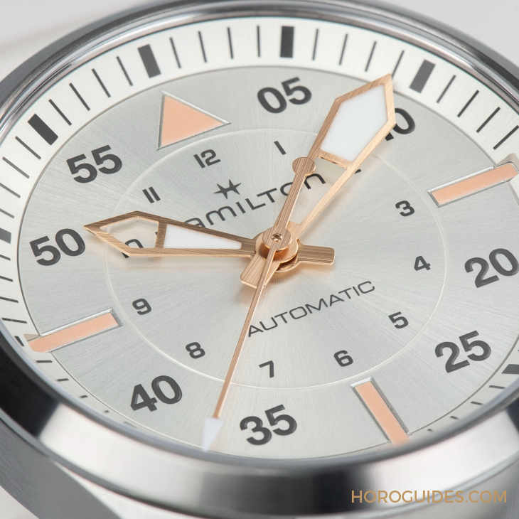 HAMILTON - KHAKI AVIATION - H64635560 - 設計微調、新增尺寸,HAMILTON  Khaki Aviation Pilot系列七款新作再現軍風