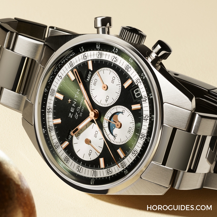 ZENITH - CHRONOMASTER - 03.3400.3610/40.C912 - 2024 LVMH Watch Week速報｜ZENITH Chronomaster全日曆回歸，另有嶄新綠陶瓷圈