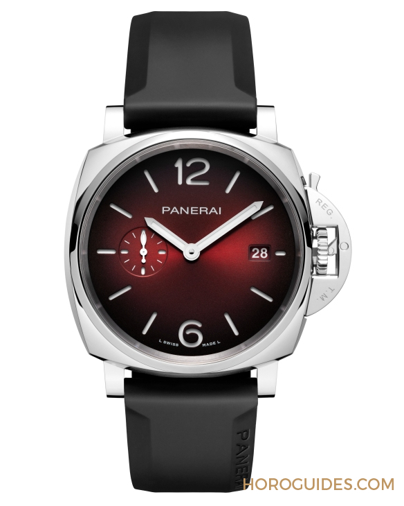 PANERAI - LUMINOR DUE - PAM01424 - 熱情酒紅色調!Luminor Due以全新配色呼應新年歡慶氛圍