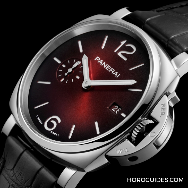 PANERAI - LUMINOR DUE - PAM01424 - 熱情酒紅色調!Luminor Due以全新配色呼應新年歡慶氛圍