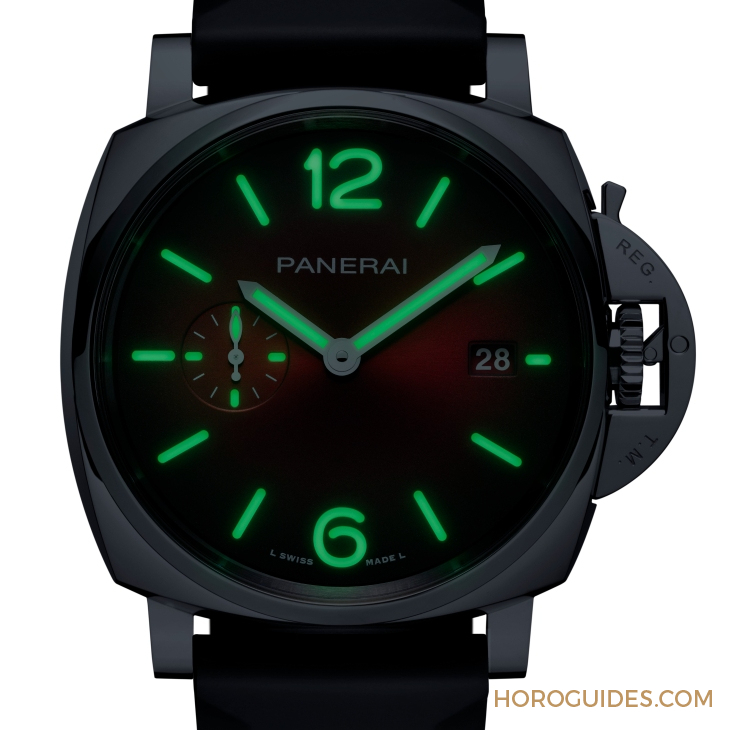 PANERAI - LUMINOR DUE - PAM01424 - 熱情酒紅色調!Luminor Due以全新配色呼應新年歡慶氛圍