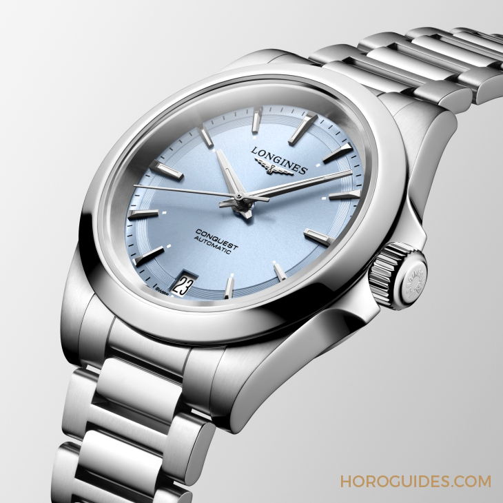 LONGINES - CONQUEST - L3.835.4.98.9 - LONGINES新款Conquest系列誌慶70周年,多尺寸與多彩列陣