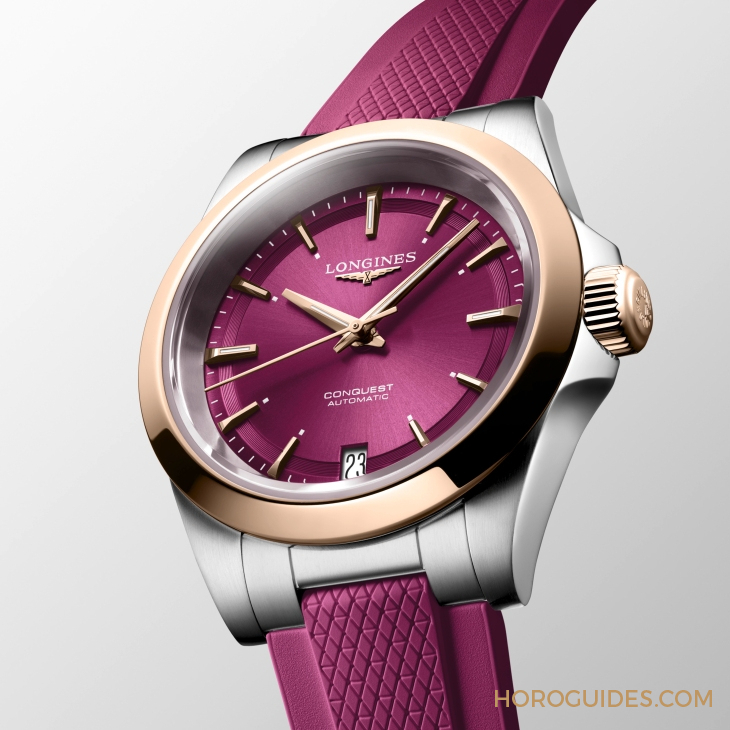 LONGINES - CONQUEST - L3.835.4.98.9 - LONGINES新款Conquest系列誌慶70周年,多尺寸與多彩列陣