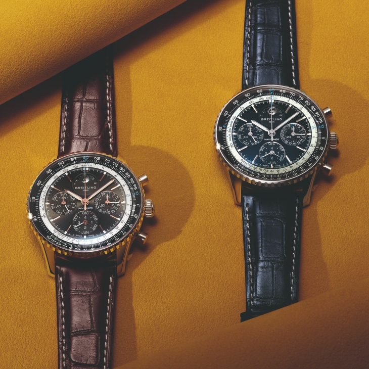 BREITLING - NAVITIMER - PB1921251B1P1 - 致敬飛行的黃金時代!BREITLING百年靈Navitimer和諧式飛機限量版與萬年曆計時新作