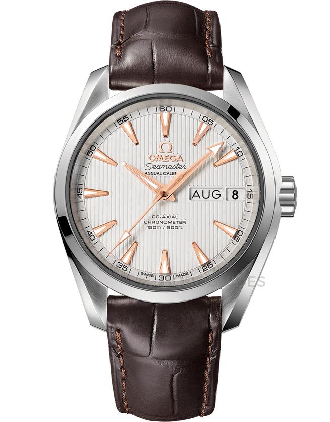 Aqua Terra 150米系列 同軸年曆38.5毫米腕錶
