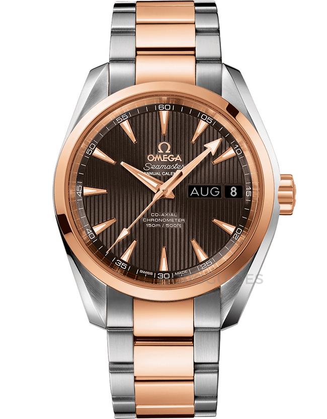 Aqua Terra 150米系列 同軸年曆38.5毫米腕錶
