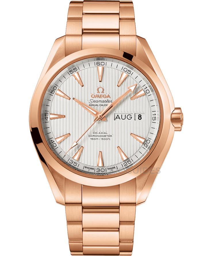 Aqua Terra 150米系列 同軸年曆43毫米腕錶