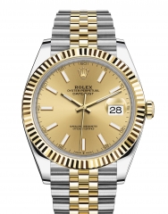 ROLEX 勞力士 DATEJUST Datejust 41黃金與鋼腕錶