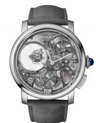 CARTIER 卡地亞 ROTONDE DE CARTIER Rotonde de Cartier三問雙重神秘陀飛輪腕錶