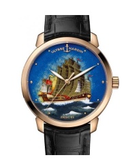 ULYSSE NARDIN 雅典 經典 《鄭和寶船》鎏金掐絲琺瑯腕錶