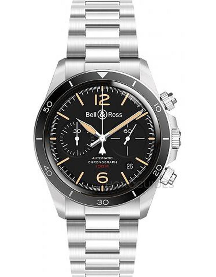 BELL & ROSS 柏萊士 - VINTAGE系列 - BRV294-HER-ST/SRB