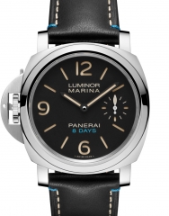 PANERAI 沛納海 LUMINOR LUMINOR LEFT-HANDED 8 DAYS ACCIAIO