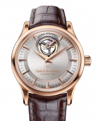 CARL F. BUCHERER 寶齊萊 傳承 雙外緣陀飛輪限量腕錶