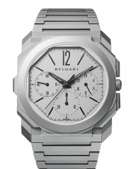 BVLGARI 寶格麗 OCTO 超薄計時 GMT 自動上鍊腕錶