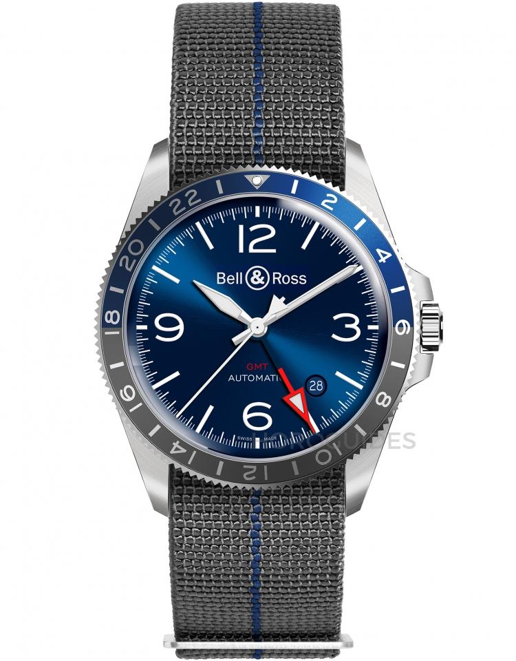 BELL & ROSS 柏萊士 - VINTAGE系列 - BRV293-BLU-ST/SF