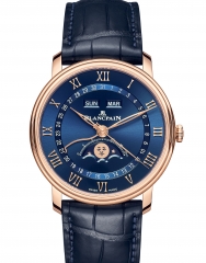 BLANCPAIN 寶珀 VILLERET Quantième Complet全日曆月相腕錶