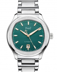 PIAGET 伯爵 POLO 孔雀綠錶盤不鏽鋼自動上鍊腕錶