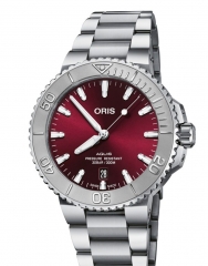 ORIS 豪利時 AQUIS Aquis Date 'Cherry'