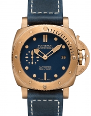 PANERAI 沛納海 SUBMERSIBLE Submersible Bronzo Blu Abisso