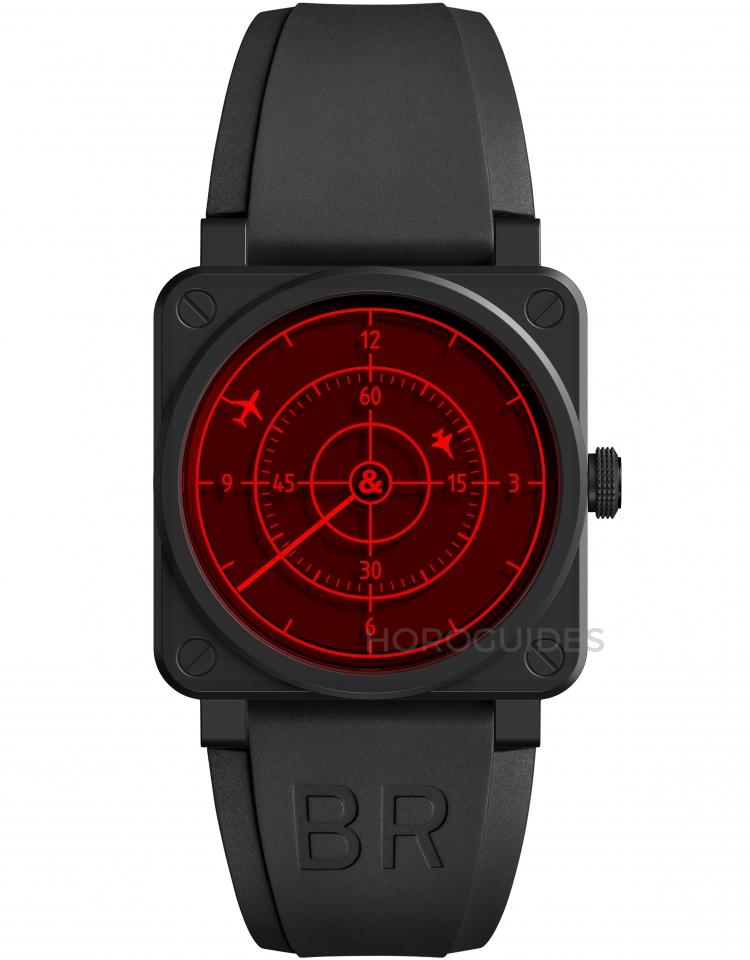BR 03-92 RED RADAR CERAMIC
