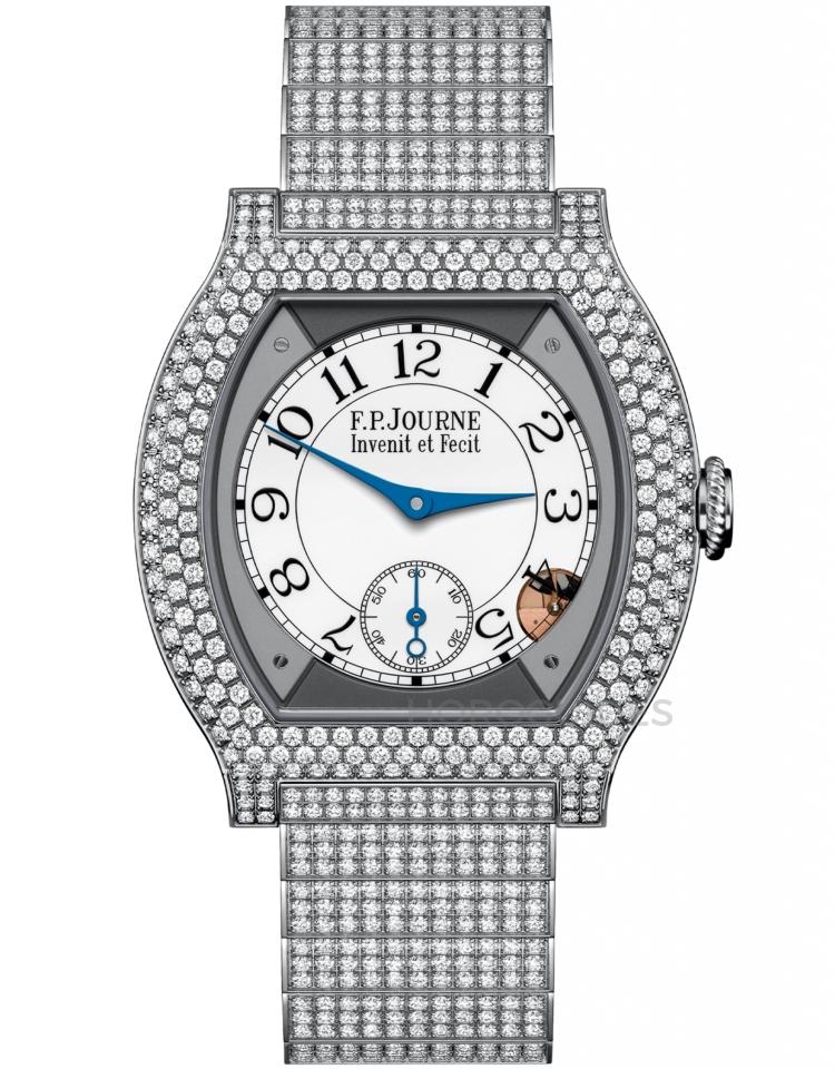F.P.JOURNE F.P.JOURNE - ELEGANTE系列 - élégante 40 mm titanium with 12 rows of diamonds and set bracelet