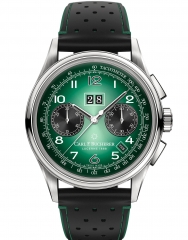 CARL F. BUCHERER 寶齊萊 傳承 年曆雙盤計時碼表城市版 紐約