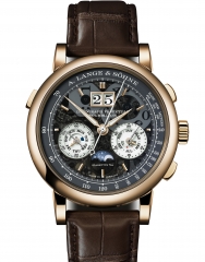 A. LANGE & SÖHNE 朗格 SAXONIA DATOGRAPH PERPETUAL TOURBILLON HONEYGOLD “Lumen”