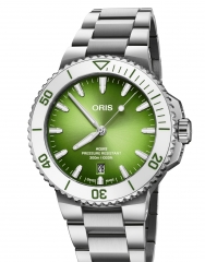 ORIS 豪利時 AQUIS AQUIS DATE TASTE OF SUMMER-西瓜綠