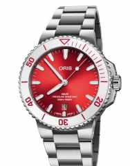ORIS 豪利時 AQUIS AQUIS DATE TASTE OF SUMMER-西瓜紅