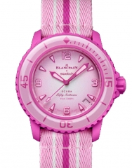 SWATCH 斯沃琪 Blancpain X Swatch Pink Ocean